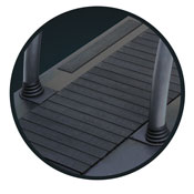 WOODWAY Rubberized Slat running Surface 
